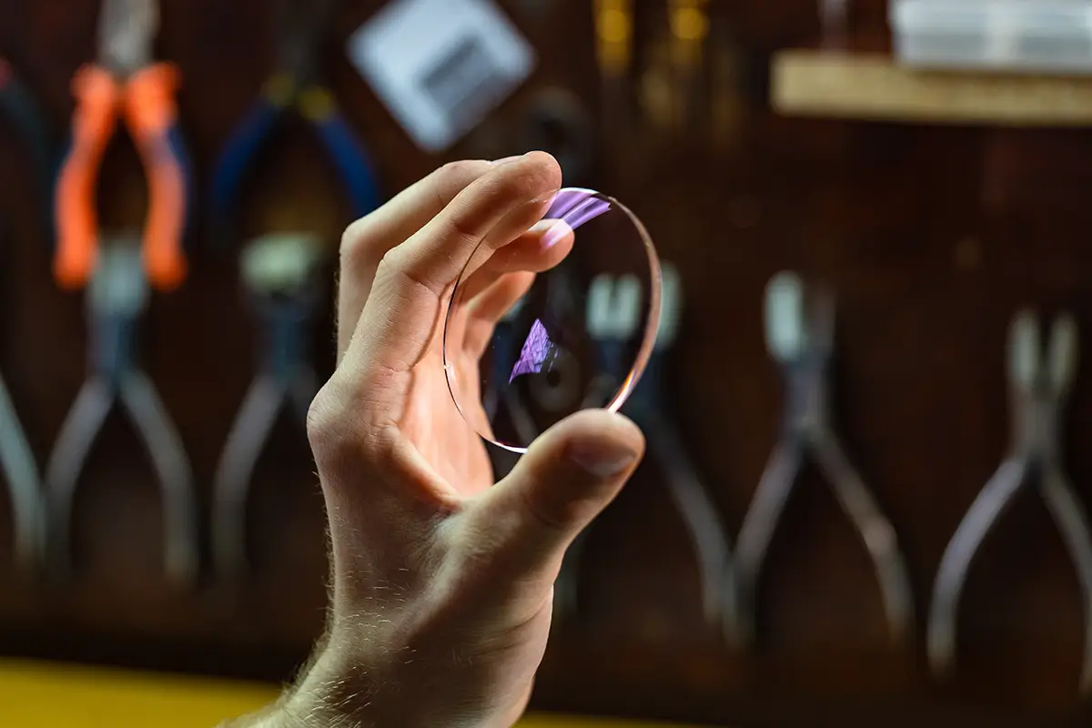 Un verre de lunette